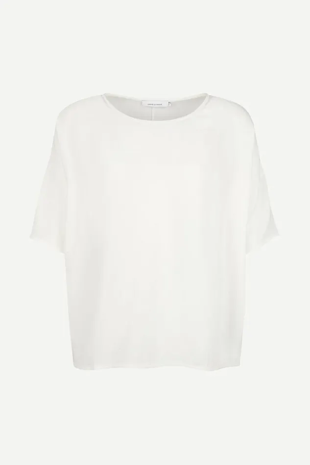 Woman Mains Tee 5687 Clear Cream Samse Samse Shirts and Blouses