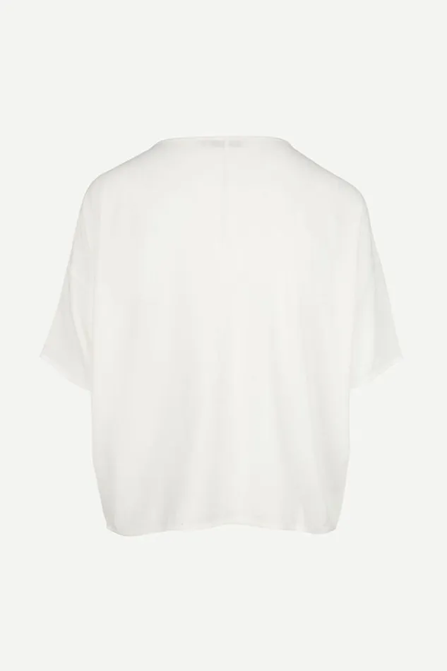 Woman Mains Tee 5687 Clear Cream Samse Samse Shirts and Blouses