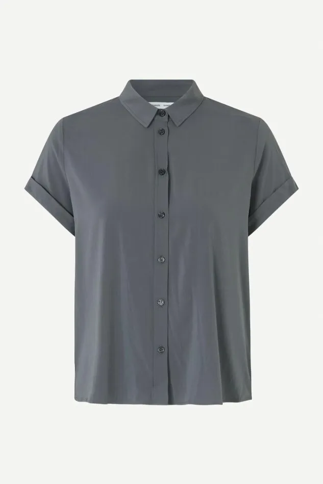 Woman Majan Ss Shirt 9942 Iron Gate Samse Samse Shirts and Blouses