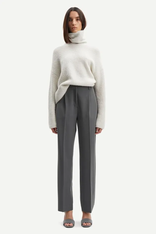 Woman Mandie Turtleneck 14464 White Onyx Samse Samse Knitwear