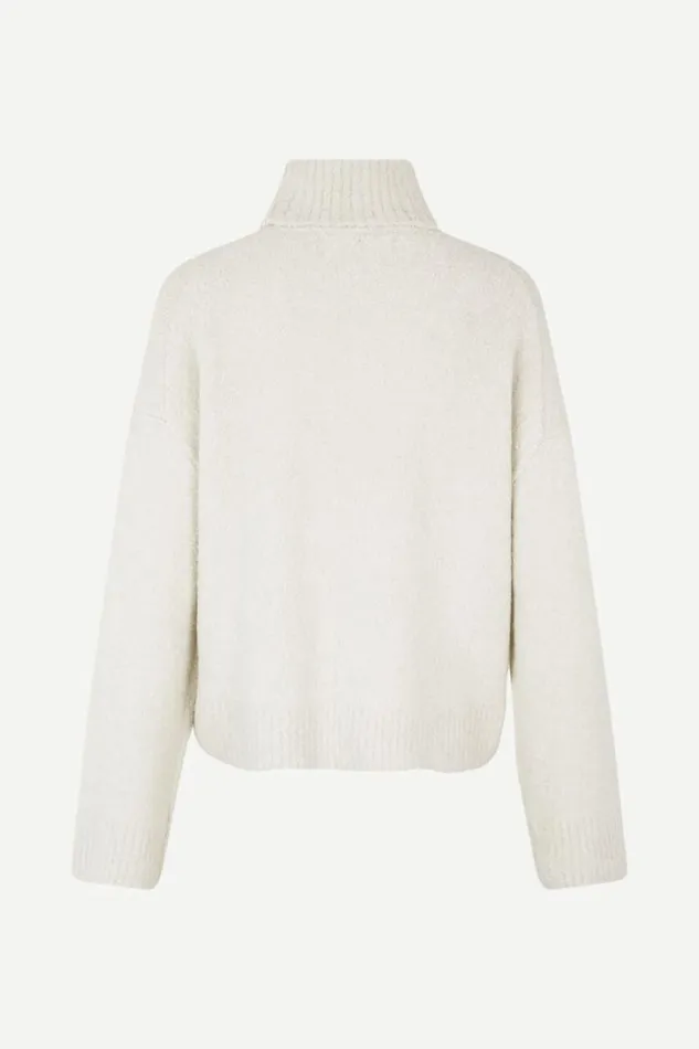 Woman Mandie Turtleneck 14464 White Onyx Samse Samse Knitwear