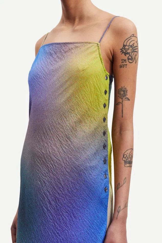 Woman Mannaha Dress 14639 Blur Multi Samse Samse Dresses and Jumpsuits