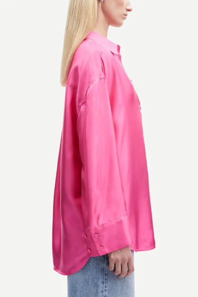 Woman Marika Shirt 14898 Cheeky Pink Samse Samse Shirts and Blouses