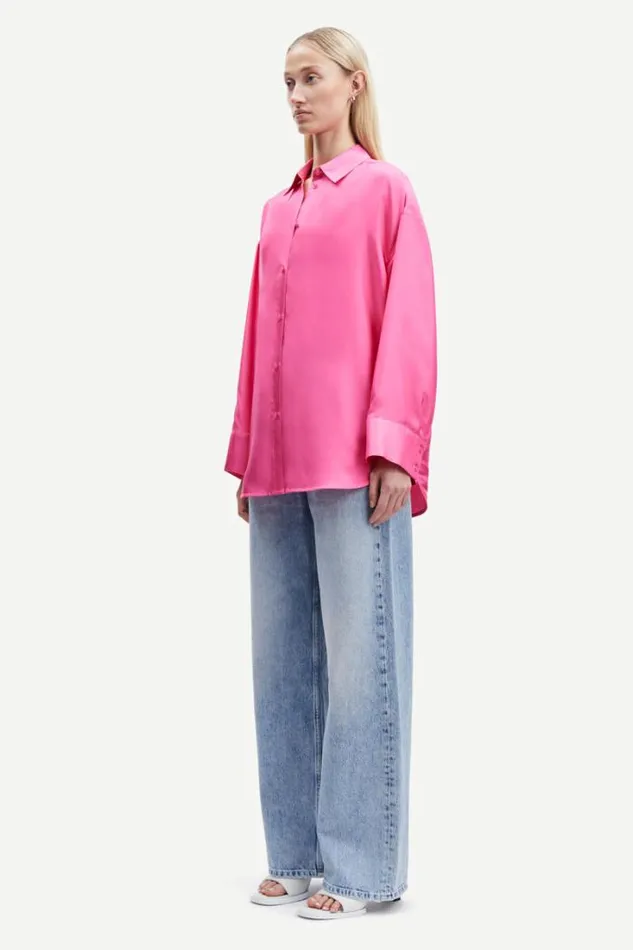 Woman Marika Shirt 14898 Cheeky Pink Samse Samse Shirts and Blouses