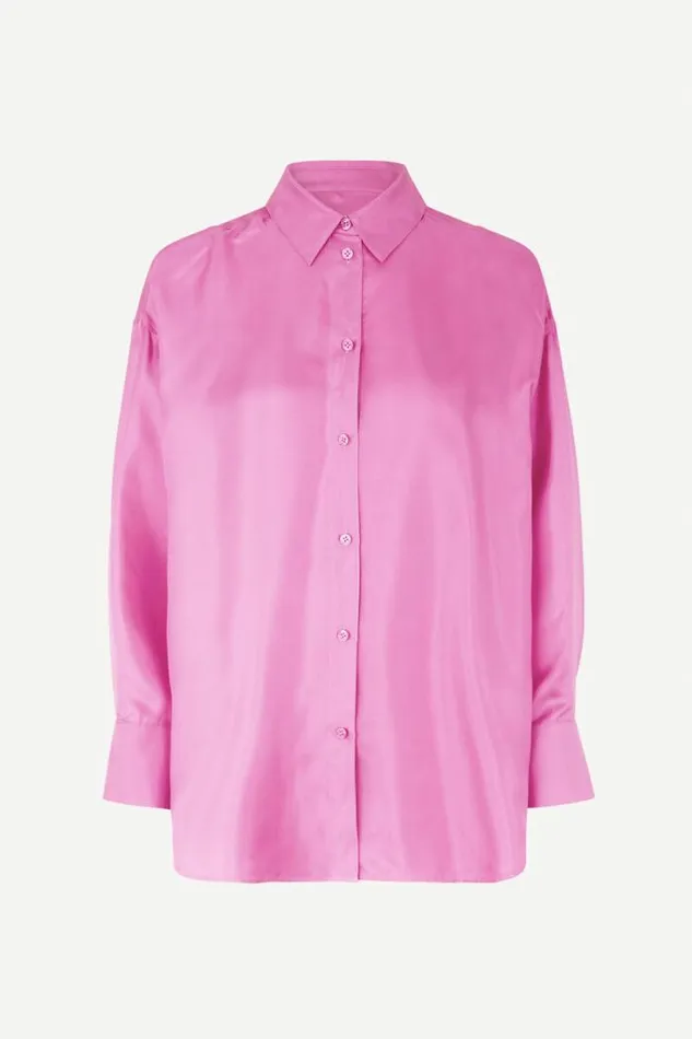 Woman Marika Shirt 14898 Cheeky Pink Samse Samse Shirts and Blouses