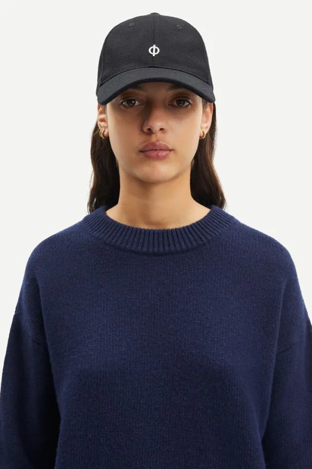 Woman Marly Crew Neck 14972 Inkwell Samse Samse Knitwear