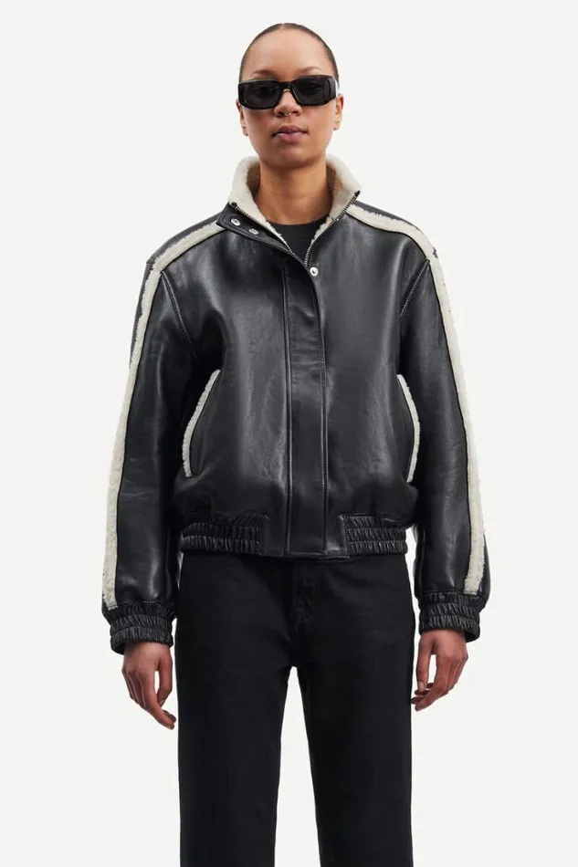 Woman Meadow Bomber 15008 Black Samse Samse Jackets and Coats