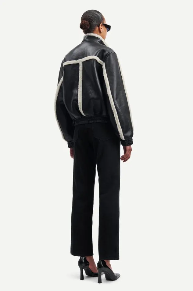 Woman Meadow Bomber 15008 Black Samse Samse Jackets and Coats