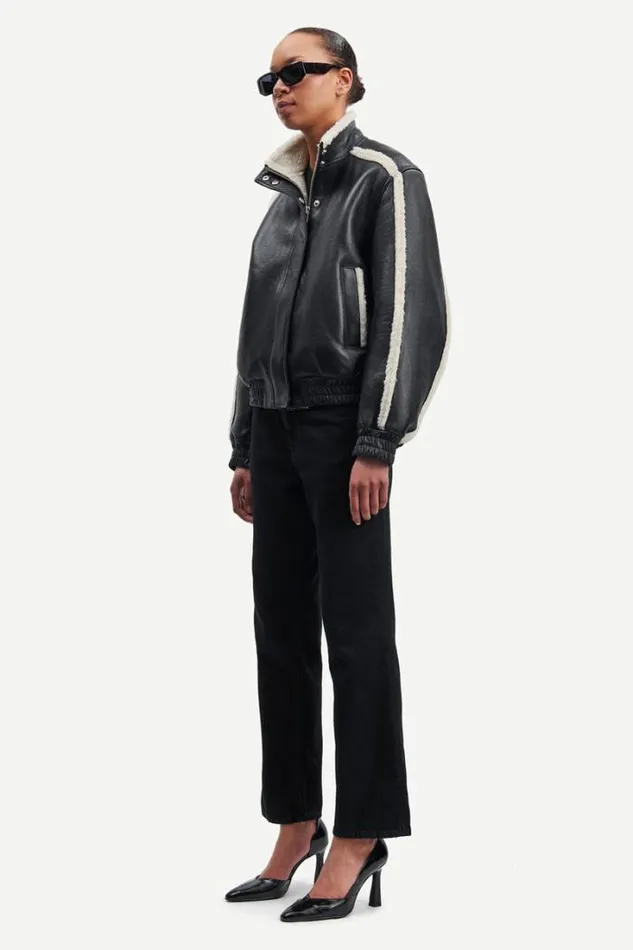 Woman Meadow Bomber 15008 Black Samse Samse Jackets and Coats