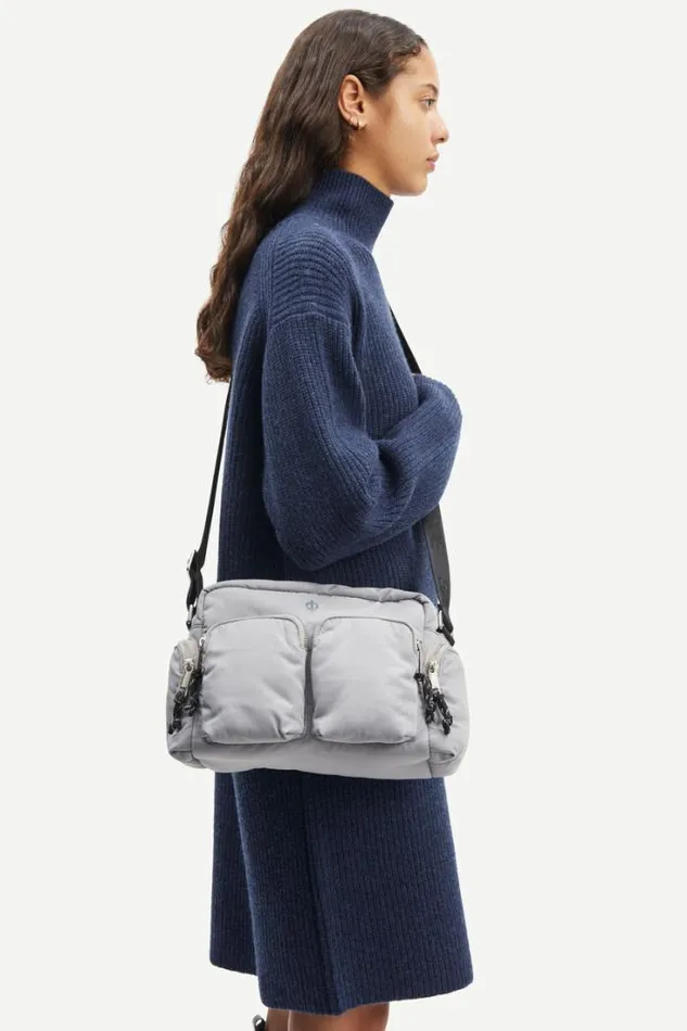 Woman Miami Bag 14726 Mid Gray Samse Samse Bags and Wallets