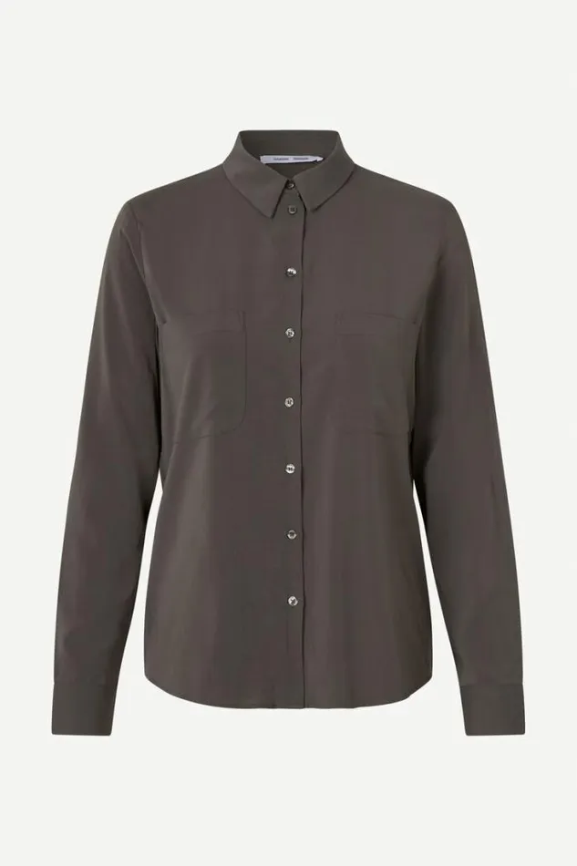 Woman Milly Shirt 9942 Major Brown Samse Samse Shirts and Blouses