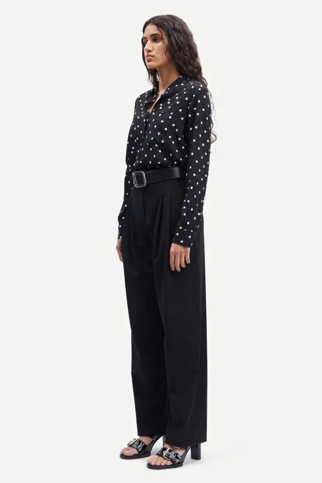 Woman Milly Shirt Aop 9942 Dott Samse Samse Shirts and Blouses