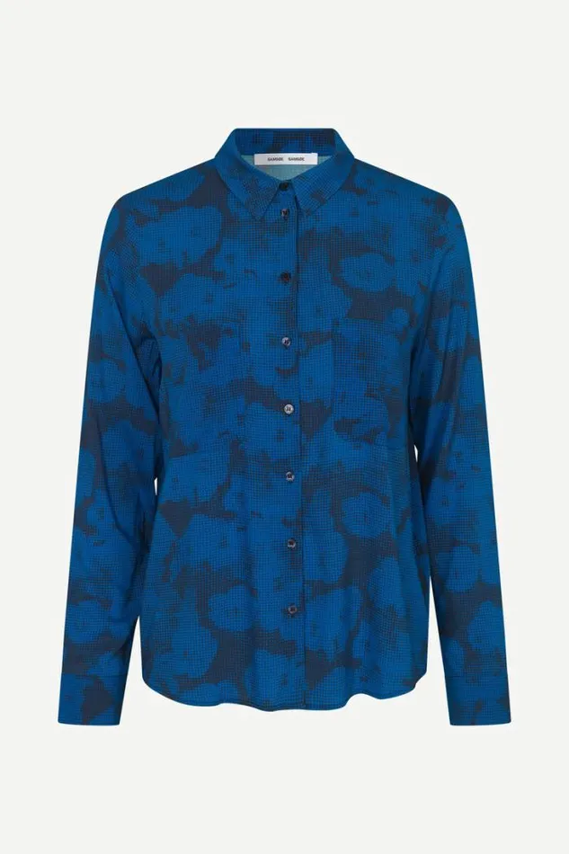 Woman Milly Shirt Aop 9942 Freesia Skydiver Samse Samse Shirts and Blouses