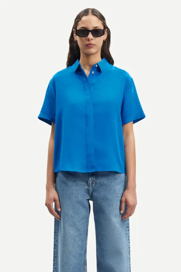 Woman Mina Ss Shirt 14028 Skydiver Samse Samse Shirts and Blouses
