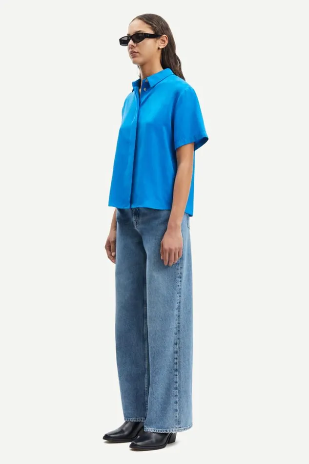 Woman Mina Ss Shirt 14028 Skydiver Samse Samse Shirts and Blouses