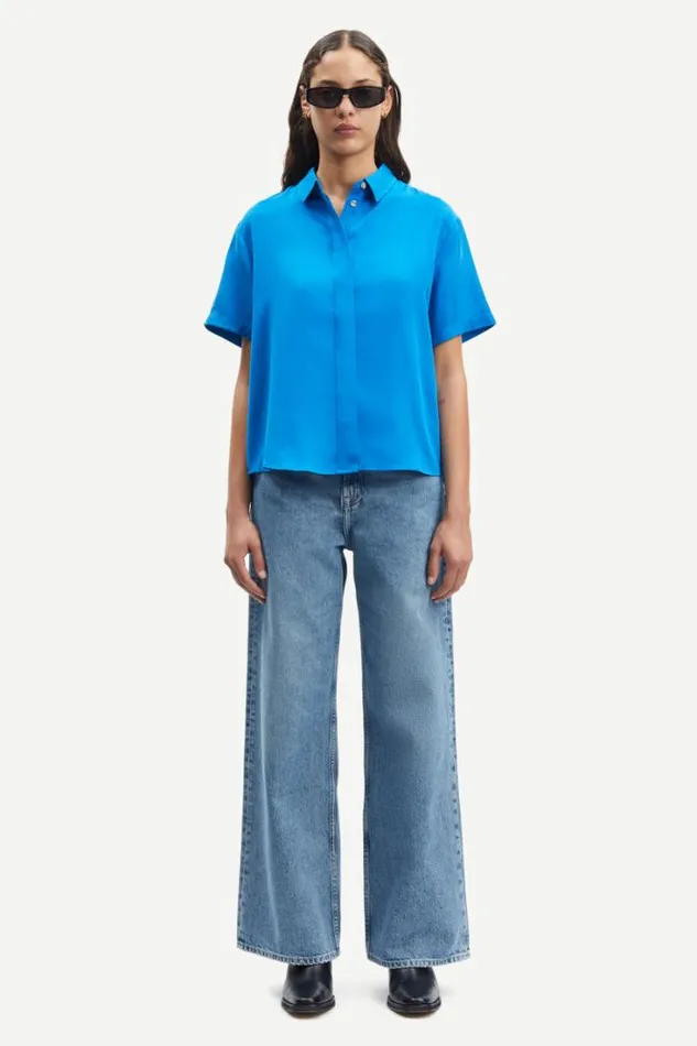Woman Mina Ss Shirt 14028 Skydiver Samse Samse Shirts and Blouses