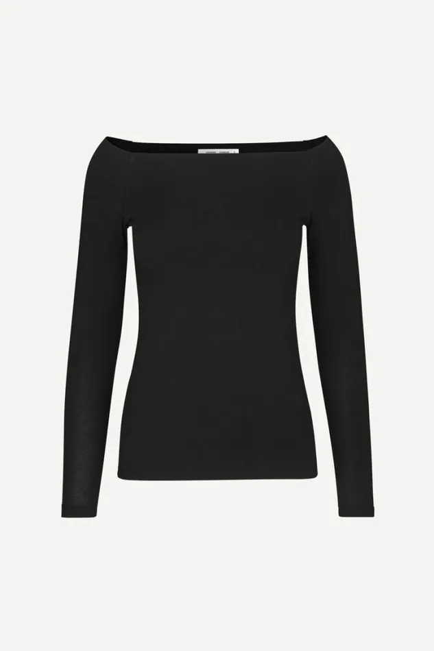 Woman Nana Ls 265 Black Samse Samse Tshirts