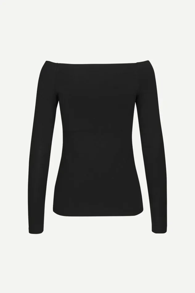 Woman Nana Ls 265 Black Samse Samse Tshirts
