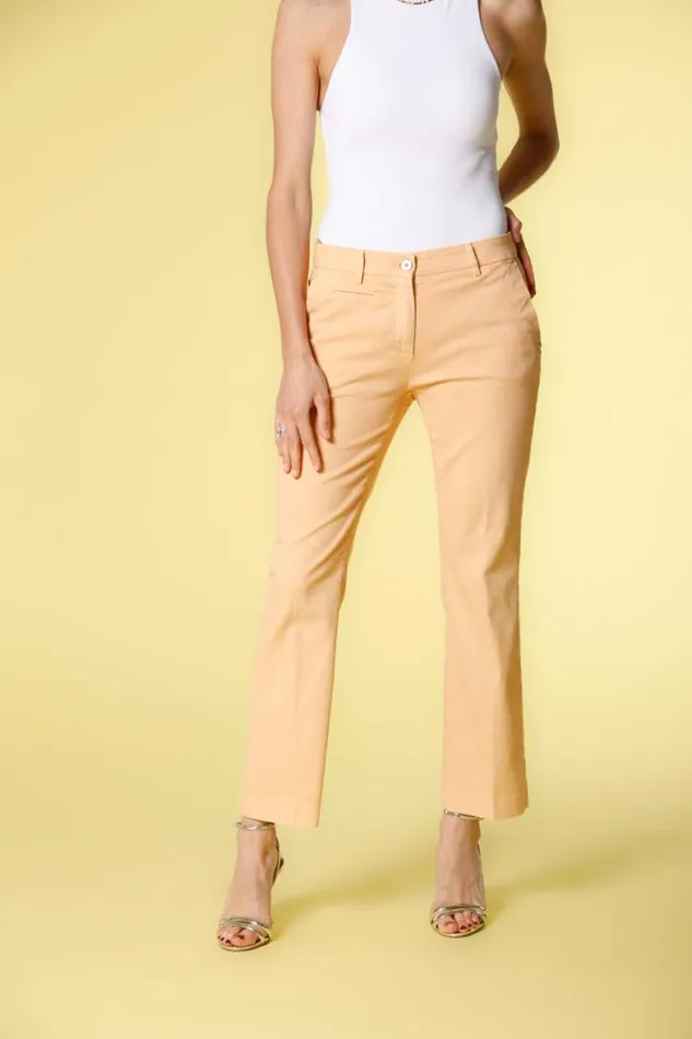 Woman New York Trumpet Chino Pants In Cotton And Tencel Piquet Slim Mason039s Pants Woman New York Trumpet Chino Pants In Cotton And Tencel Piquet Slim Mason039s Pants