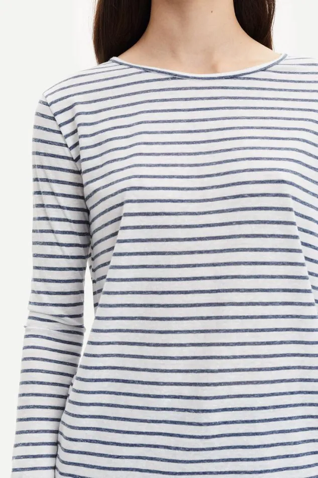 Woman Nobel Ls Stripe 3173 3173 Blue Stripe Samse Samse Tshirts Woman Nobel Ls Stripe 3173 3173 Blue Stripe Samse Samse Tshirts