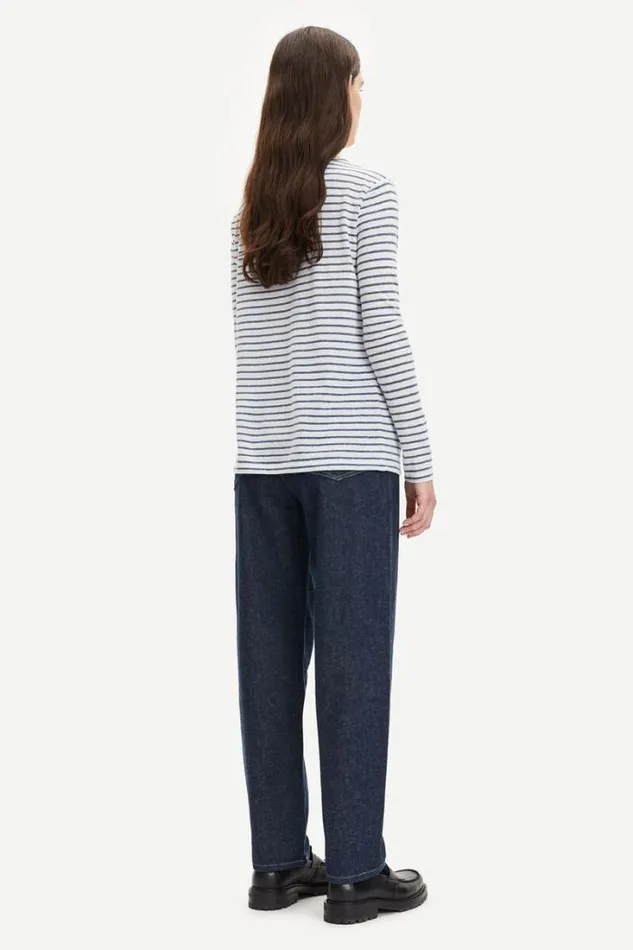 Woman Nobel Ls Stripe 3173 3173 Blue Stripe Samse Samse Tshirts Woman Nobel Ls Stripe 3173 3173 Blue Stripe Samse Samse Tshirts