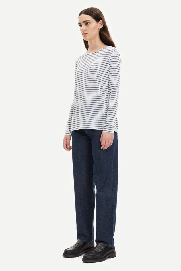 Woman Nobel Ls Stripe 3173 3173 Blue Stripe Samse Samse Tshirts Woman Nobel Ls Stripe 3173 3173 Blue Stripe Samse Samse Tshirts