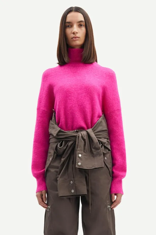 Woman Nola Tn 7355 Fuchsia Fedora Samse Samse Knitwear