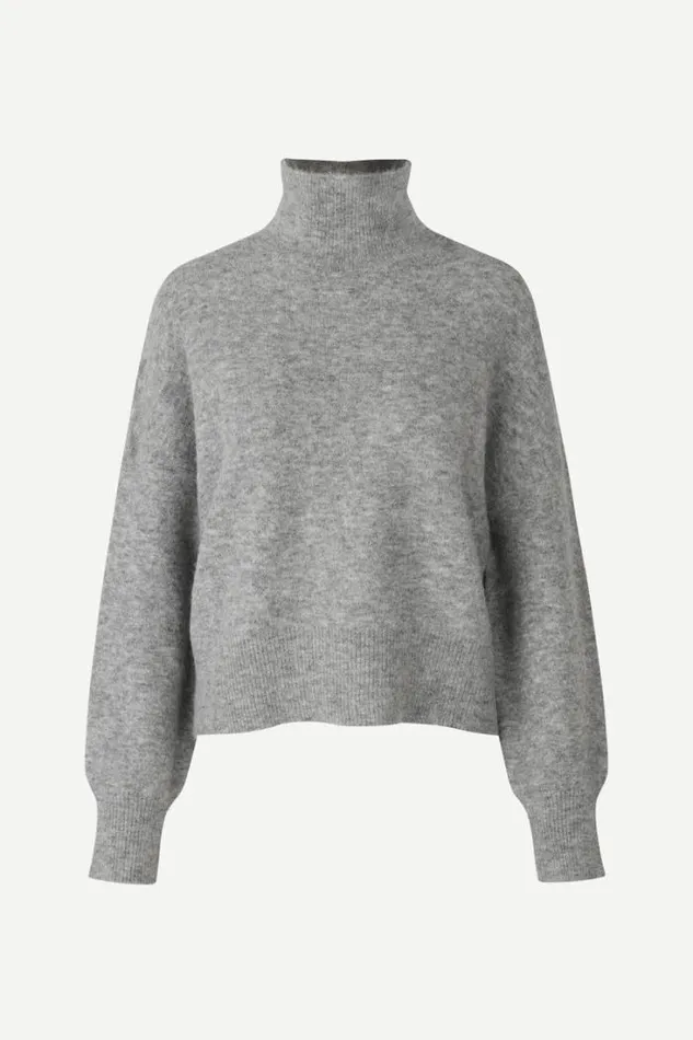 Woman Nola Tn 7355 Grey Mel Samse Samse Knitwear