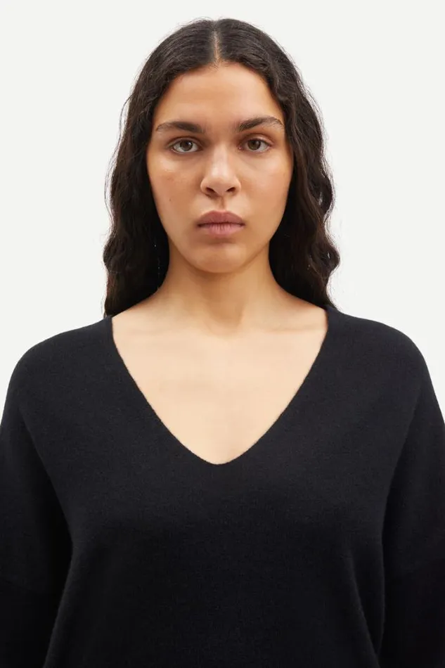 Woman Nola Vn 6304 Black Samse Samse Knitwear
