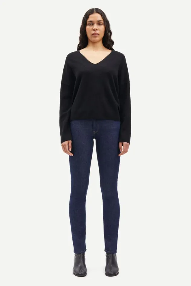 Woman Nola Vn 6304 Black Samse Samse Knitwear