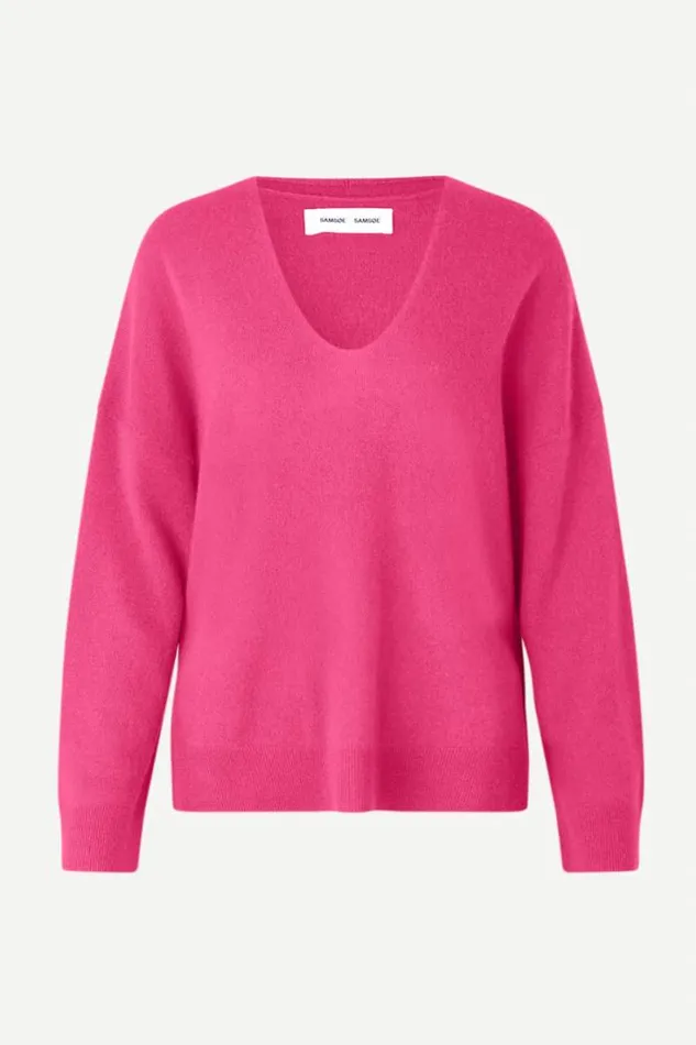 Woman Nola Vn 6304 Fuchsia Fedora Samse Samse Knitwear