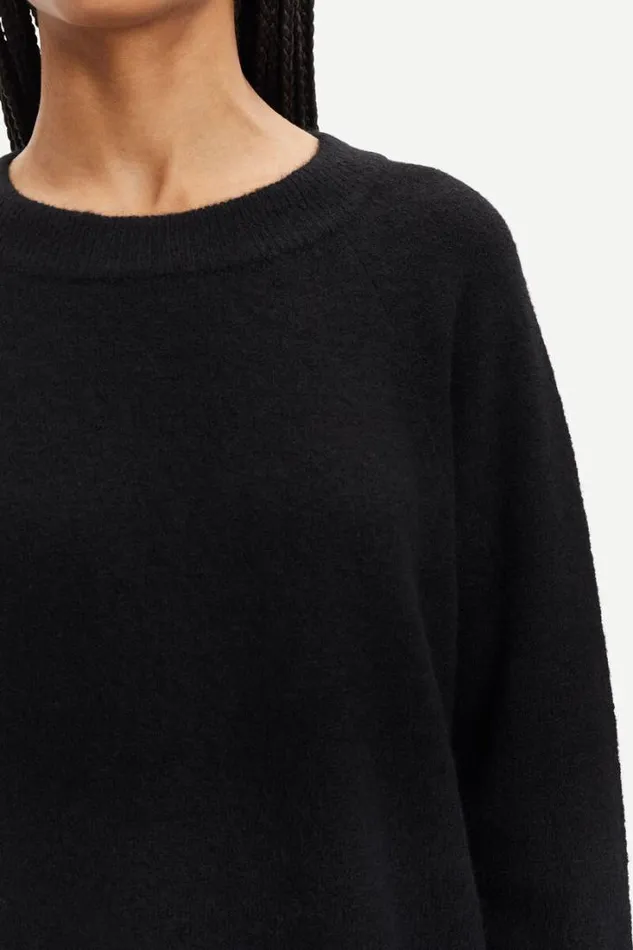 Woman Nor On Long 7355 Black Samse Samse Knitwear Woman Nor On Long 7355 Black Samse Samse Knitwear