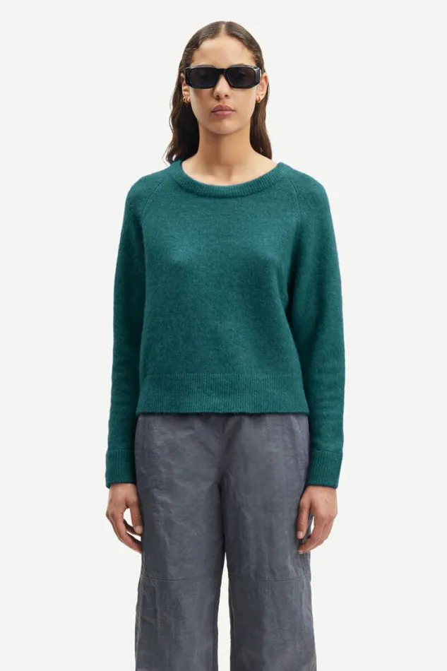 Woman Nor On Short 7355 Atlantic Deep Samse Samse Knitwear