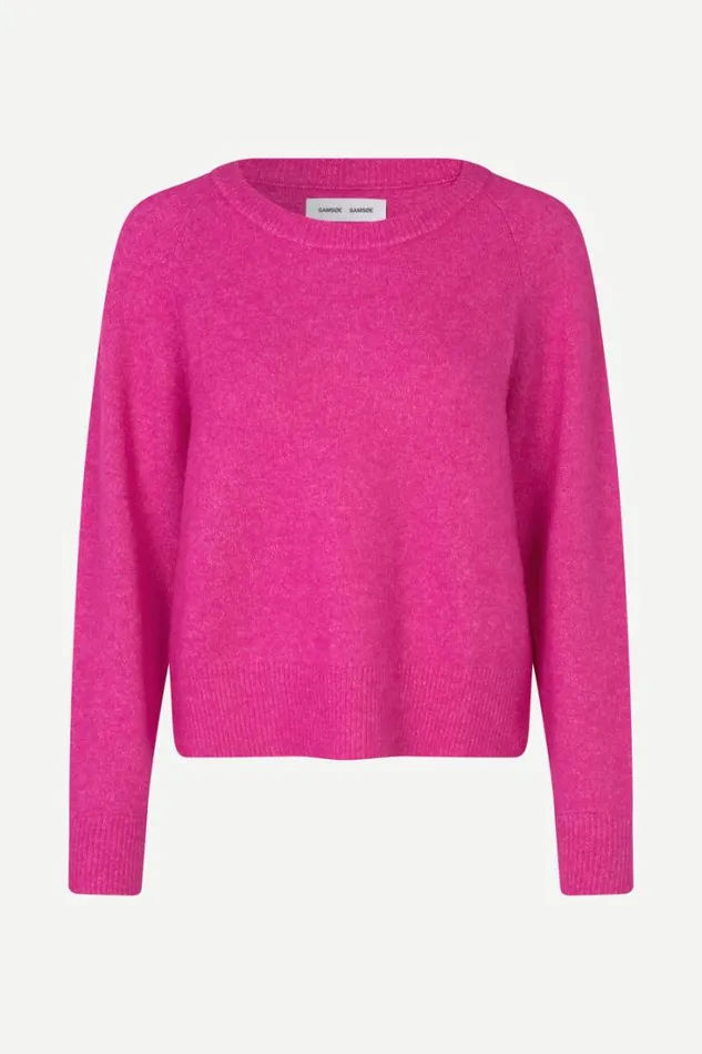 Woman Nor On Short 7355 Fuchsia Fedora Samse Samse Knitwear