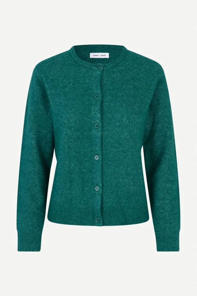 Woman Nor Short Cardigan 7355 Atlantic Deep Samse Samse Knitwear