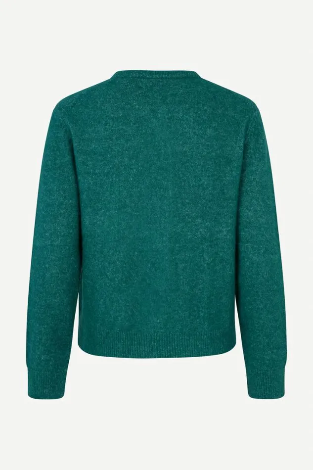 Woman Nor Short Cardigan 7355 Atlantic Deep Samse Samse Knitwear