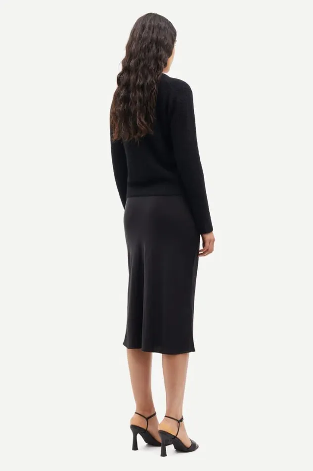 Woman Nor Short Cardigan 7355 Black Samse Samse Knitwear