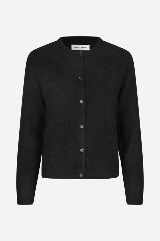 Woman Nor Short Cardigan 7355 Black Samse Samse Knitwear