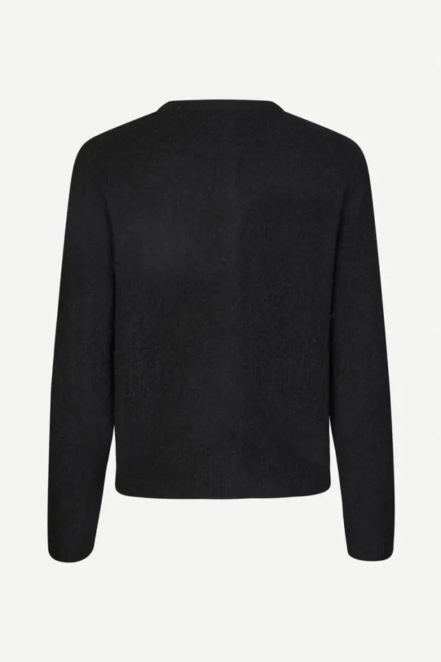 Woman Nor Short Cardigan 7355 Black Samse Samse Knitwear