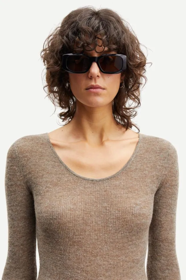 Woman Rose Body 14949 Major Brown Samse Samse Knitwear
