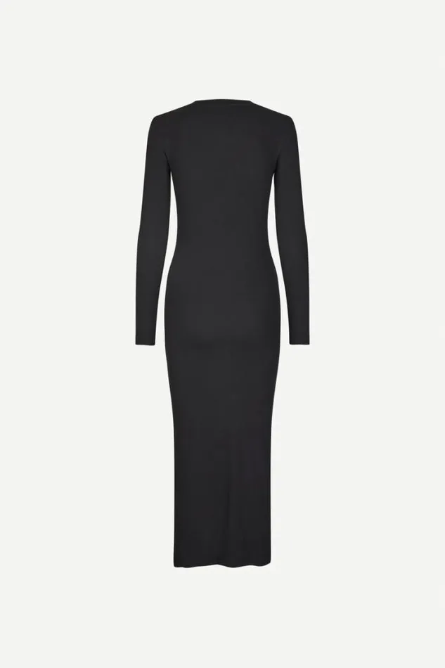 Woman Saalexa Midi Dress 7542 Black Samse Samse Dresses and Jumpsuits