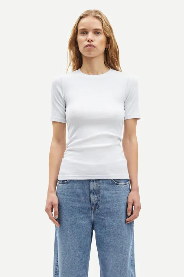 Woman Saalexo Tshirt 7542 White Samse Samse Tshirts