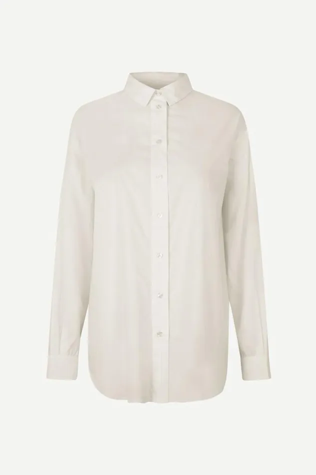 Woman Saalfrida Shirt 15091 Clear Cream Samse Samse Shirts and Blouses