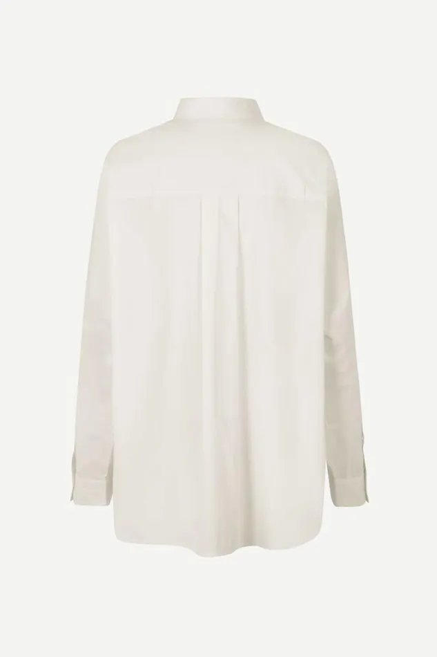 Woman Saalfrida Shirt 15091 Clear Cream Samse Samse Shirts and Blouses