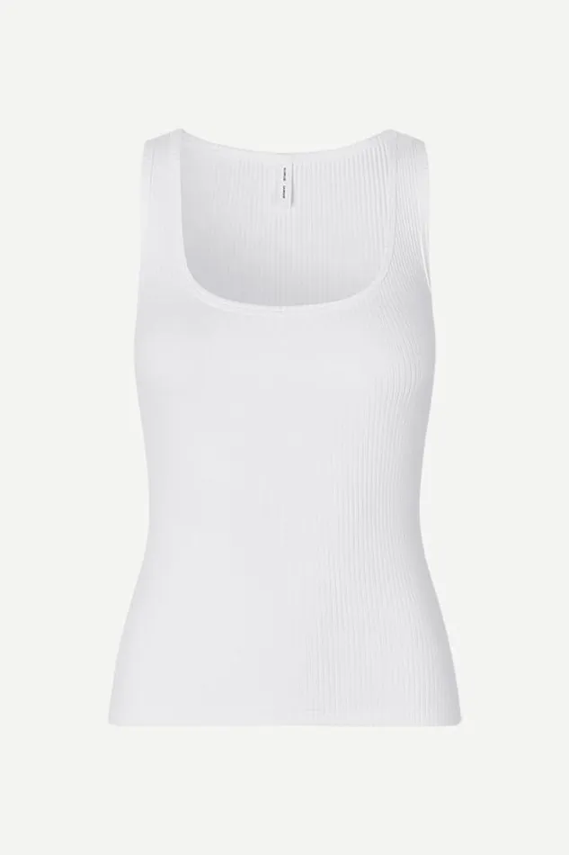 Woman Saamanza Tank Top 15120 White Samse Samse Tshirts