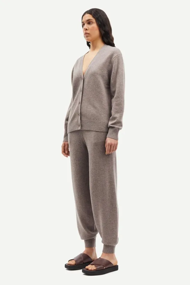 Woman Sacharlotte Knit Cardigan 15010 Grey Blue Mel Samse Samse Matching Sets