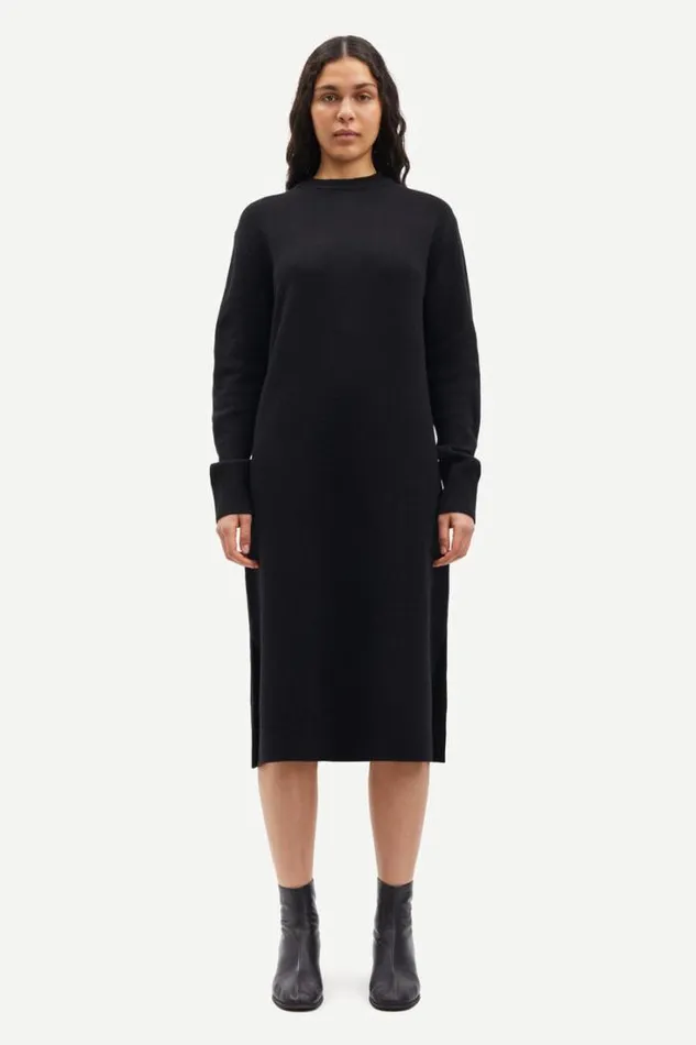 Woman Sacharlotte Knit Dress 15010 Black Samse Samse Dresses and Jumpsuits