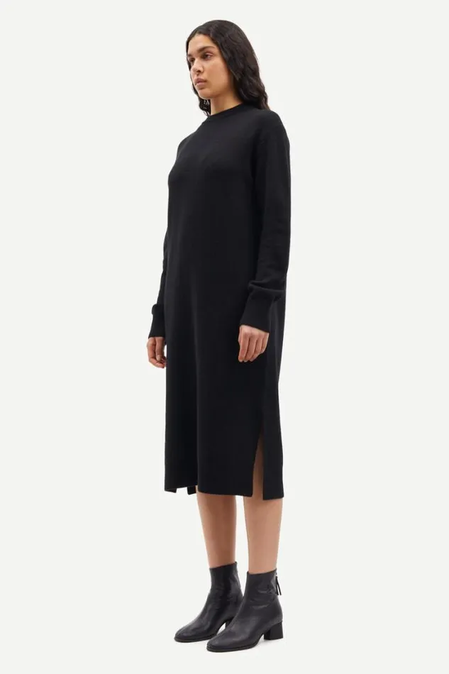 Woman Sacharlotte Knit Dress 15010 Black Samse Samse Dresses and Jumpsuits