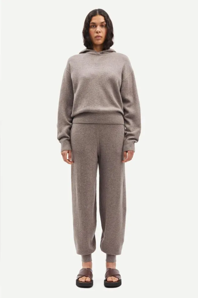 Woman Sacharlotte Knit Pants 15010 Grey Blue Mel Samse Samse Matching Sets