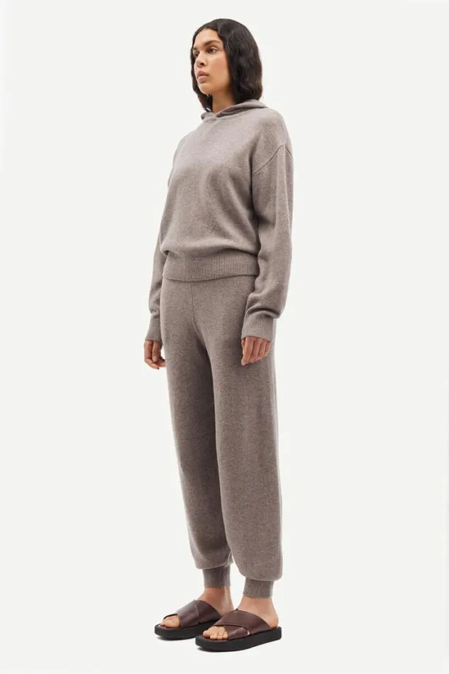 Woman Sacharlotte Knit Pants 15010 Grey Blue Mel Samse Samse Matching Sets